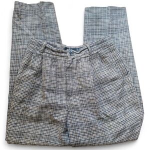 vintage brown plaid wool trousers by Alanni from Donny Brook